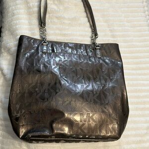 Michael Kora metallic bag authentic